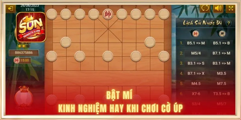 Bật mí kinh nghiệm hay khi chơi cờ úp
