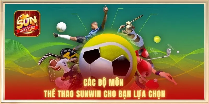 Thể Thao SUNWIN | Cơ Hội Giải Trí Game Điện Tử Mới 2026 1 Các bộ môn thể thao SUNWIN cho bạn lựa chọn