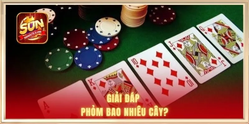 Giải đáp Phỏm bao nhiêu cây?
