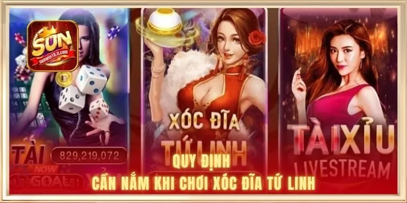 Quy định cần nắm khi chơi xóc đĩa Tứ Linh