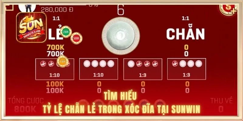 Tìm hiểu tỷ lệ chẵn lẻ trong xóc đĩa tại SUNWIN